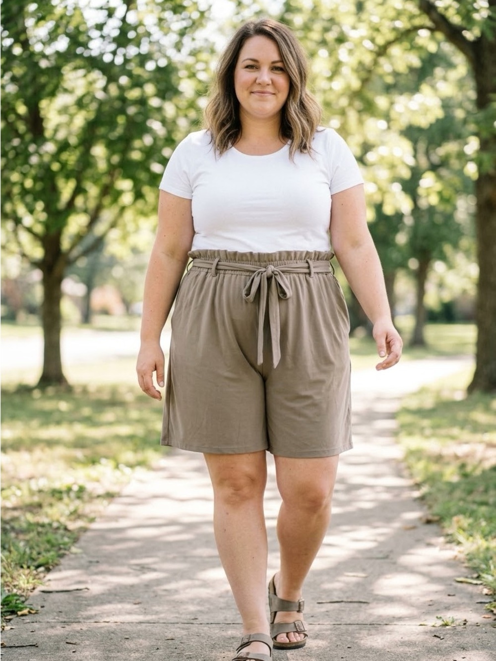 NWT LuLaRoe Ella Paper Bag Shorts 2XL